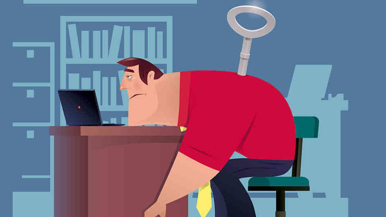 Foto de referencia sobre el estrés laboral