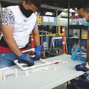 Causa y Efecto S.A.S., uno de los ganadores de la edición pasada, realizada una escuela de destrezas en Antioquía.