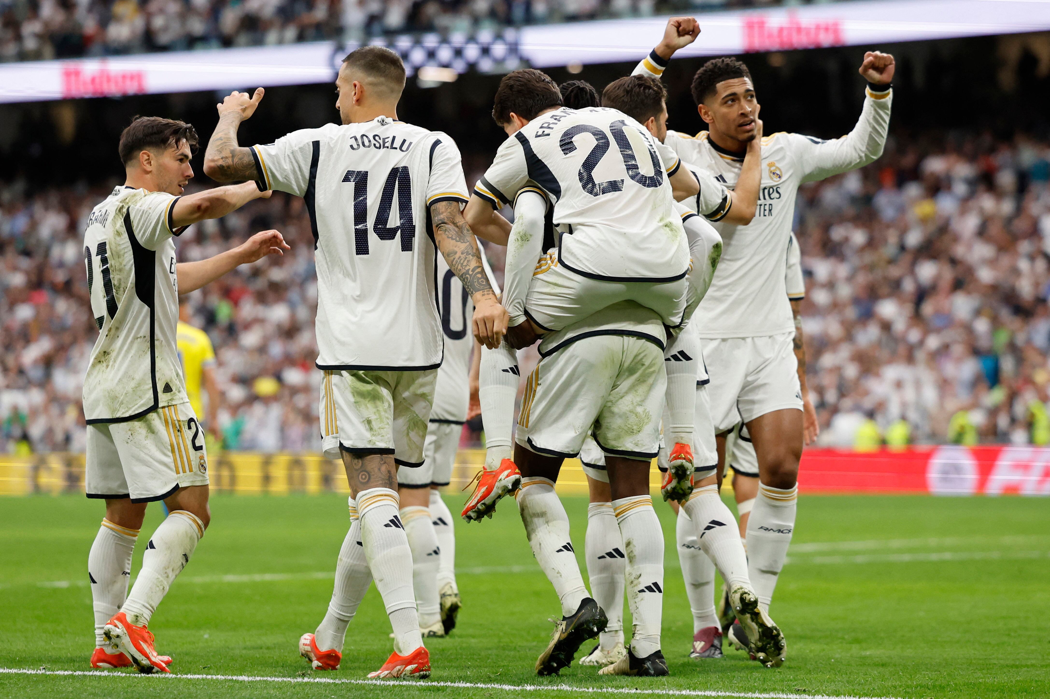 Real Madrid a un paso de la liga tras ganar al Cádiz