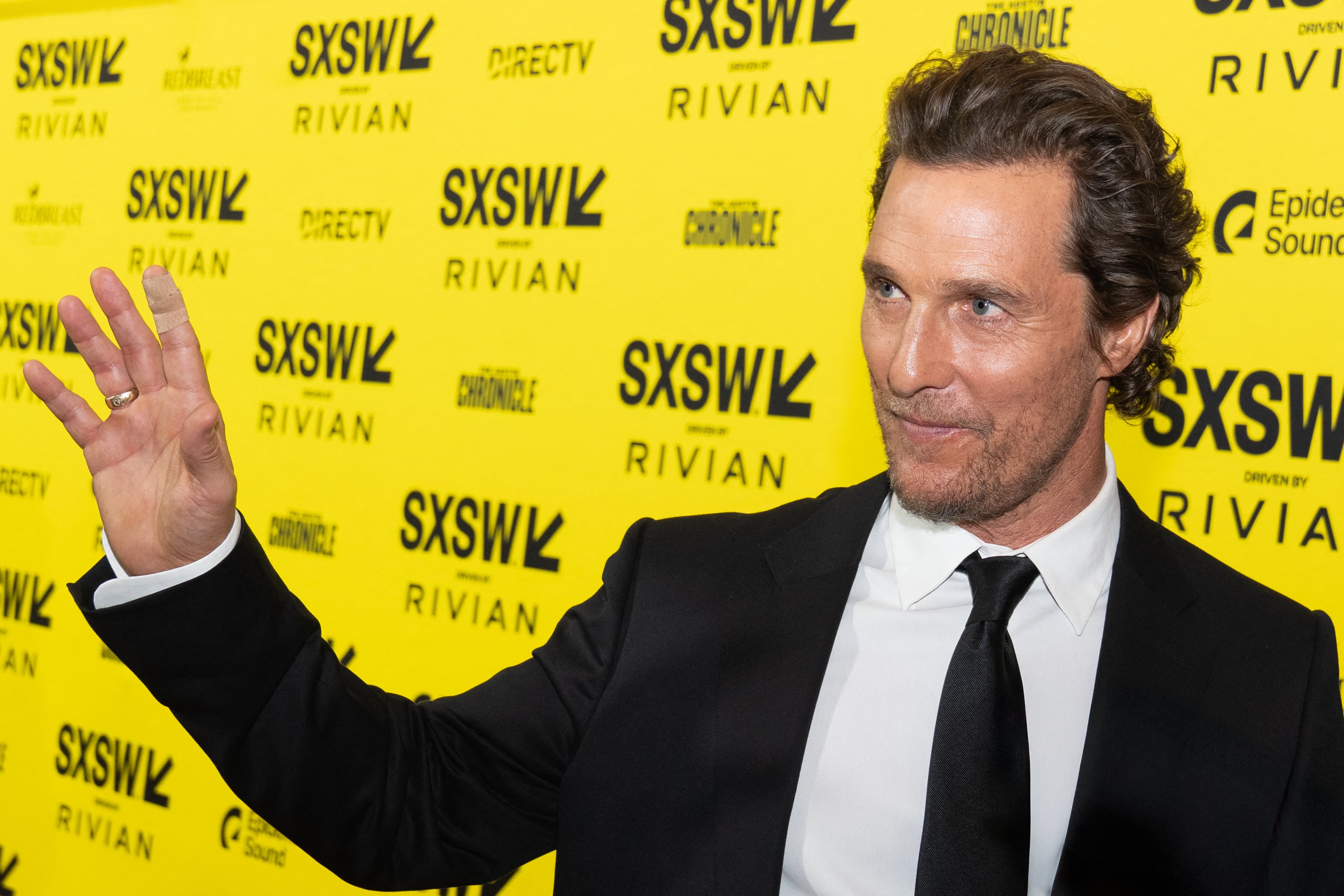 Matthew McConaughey en el estreno de 'The Rivals of Amziah King', en el SXSW 2025 de Austin, Texas. Foto: Suzanne Cordeiro / AFP.