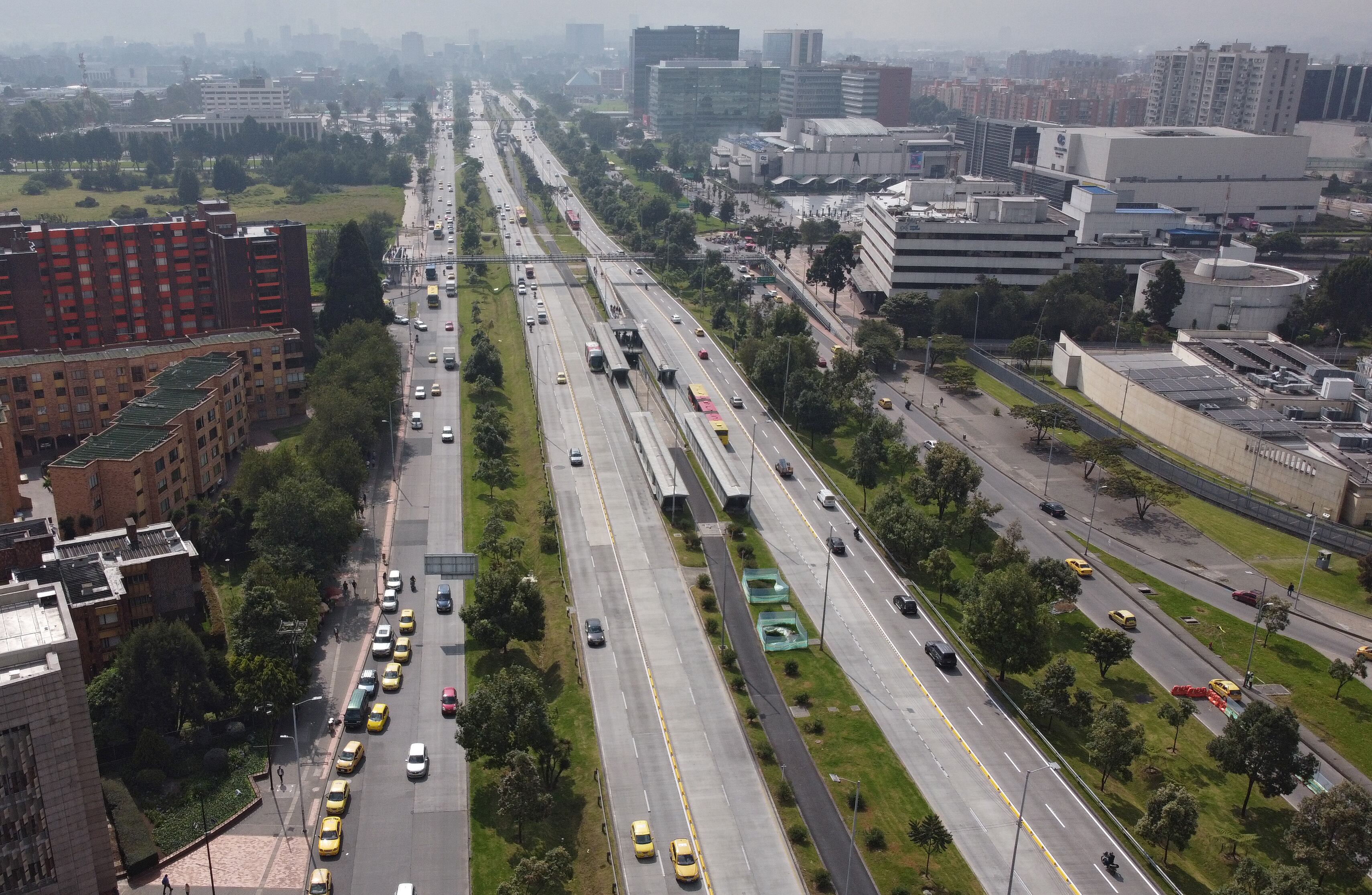 Movilidad en Bogotá en la primera semana de pico y placa todo el dia