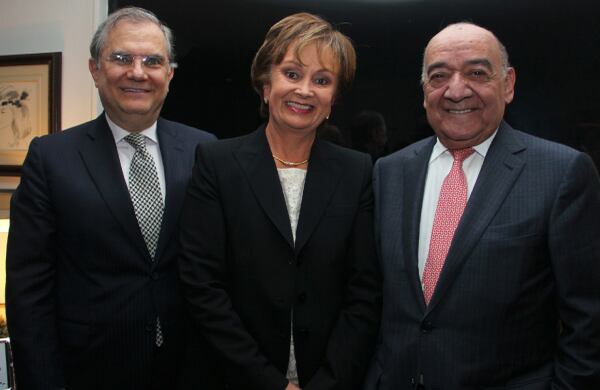 Alberto Preciado, Pilar de Amat y Yamid Amat.