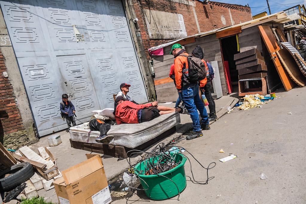 La acción se realizó de acuerdo con del fallo emitido por la Inspección 16C de la
localidad de Puente Aranda.