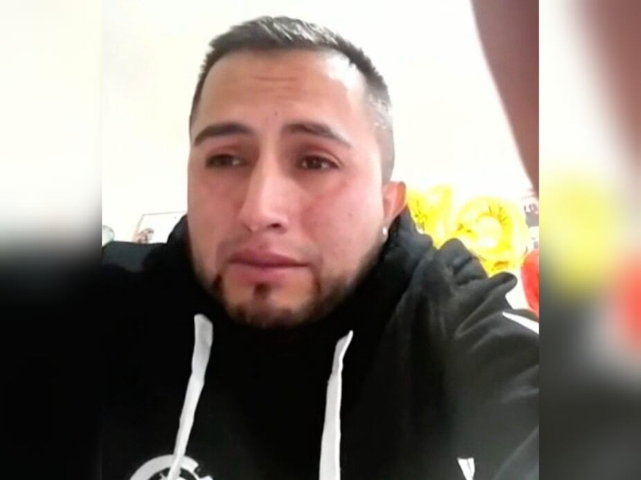 Jhon Bernal, esposo de  Leydy Paola Martínez