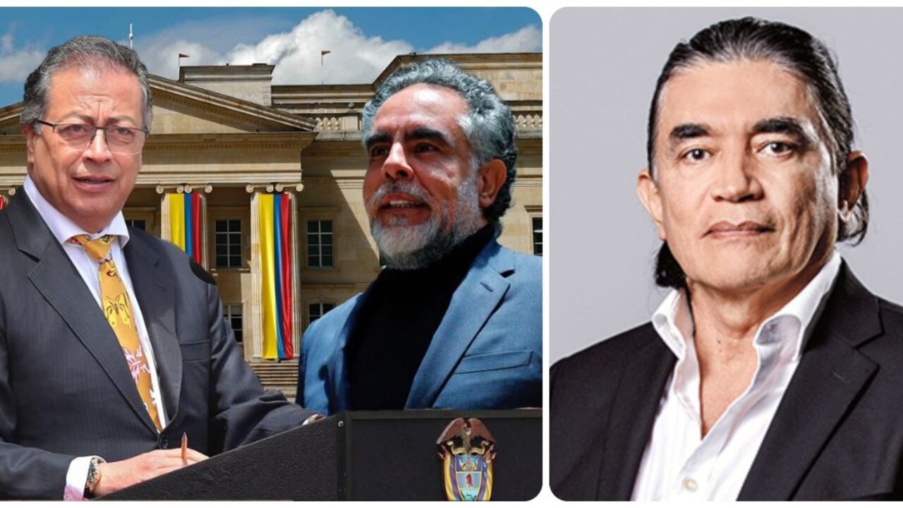 Gustavo Petro, Armando Benedetti y Gustavo Bolívar.