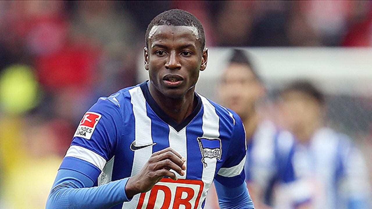 Ramos con la camiseta del Hertha Berlín, su anterior equipo en Alemania.