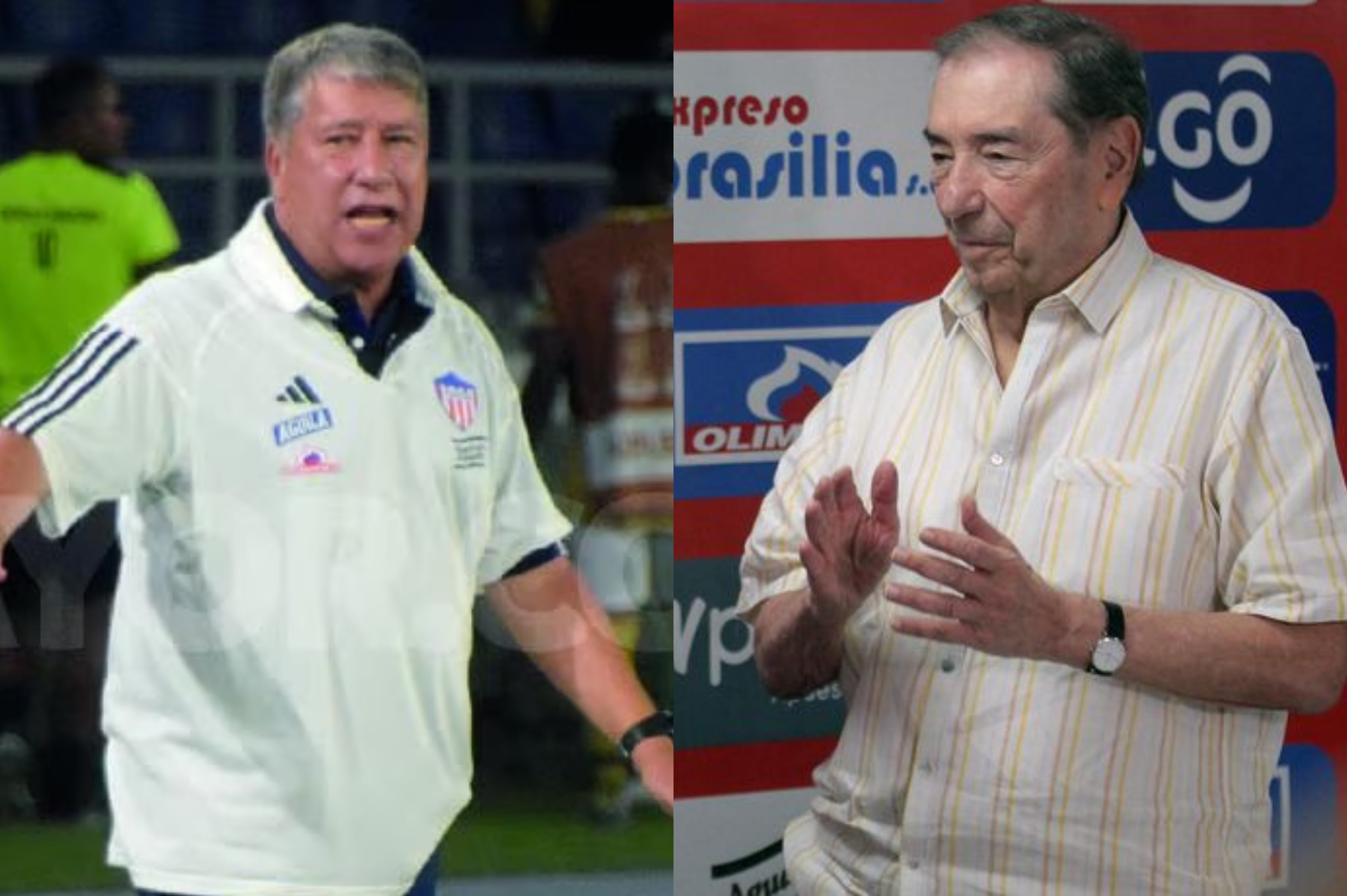 Hernán Darío 'El Bolillo' Gómez y Fuad Char.