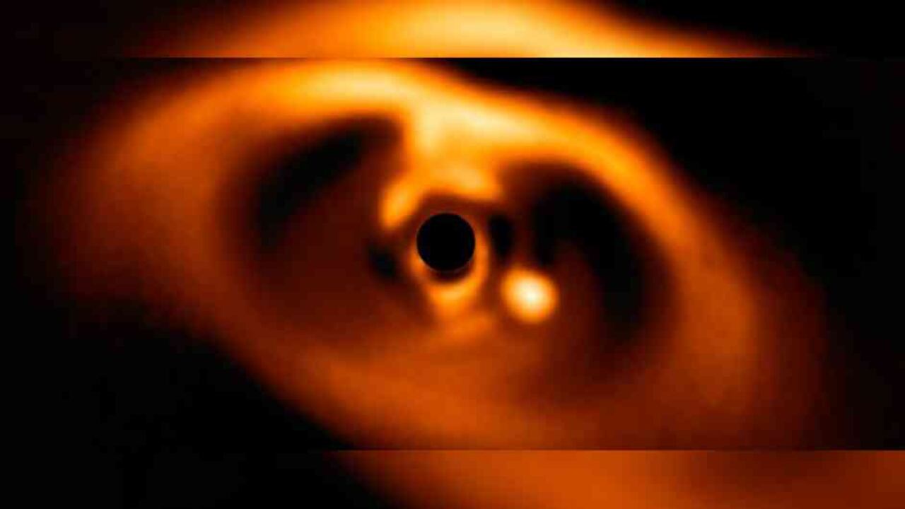 Imágenes de un planeta en formación