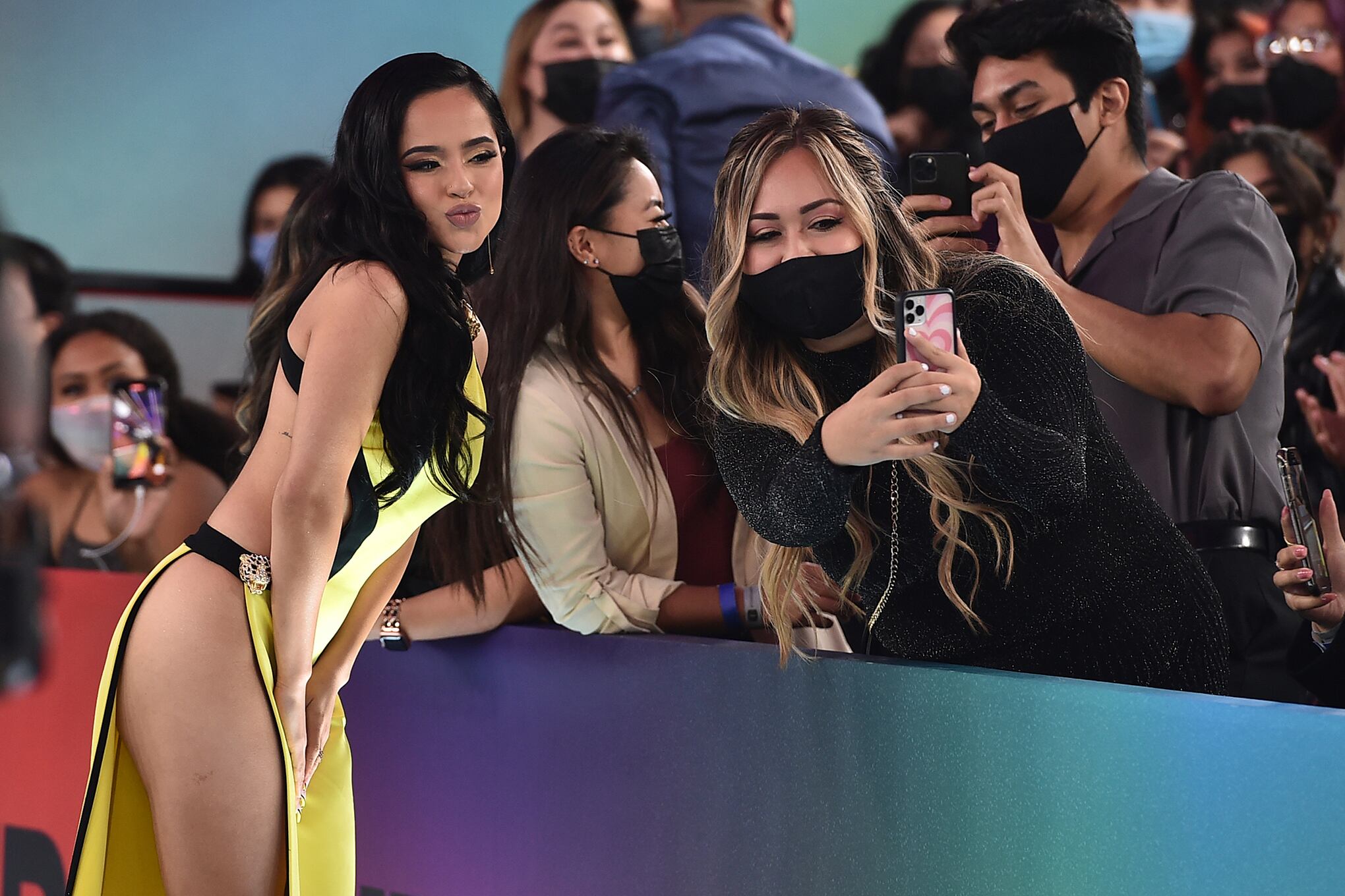 La entrada a los People's Choice Awards