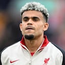 Luis Díaz en el Liverpool.