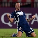 El delantero argentino fue una de las figuras del encuentro al anotar el único tanto de Medellín