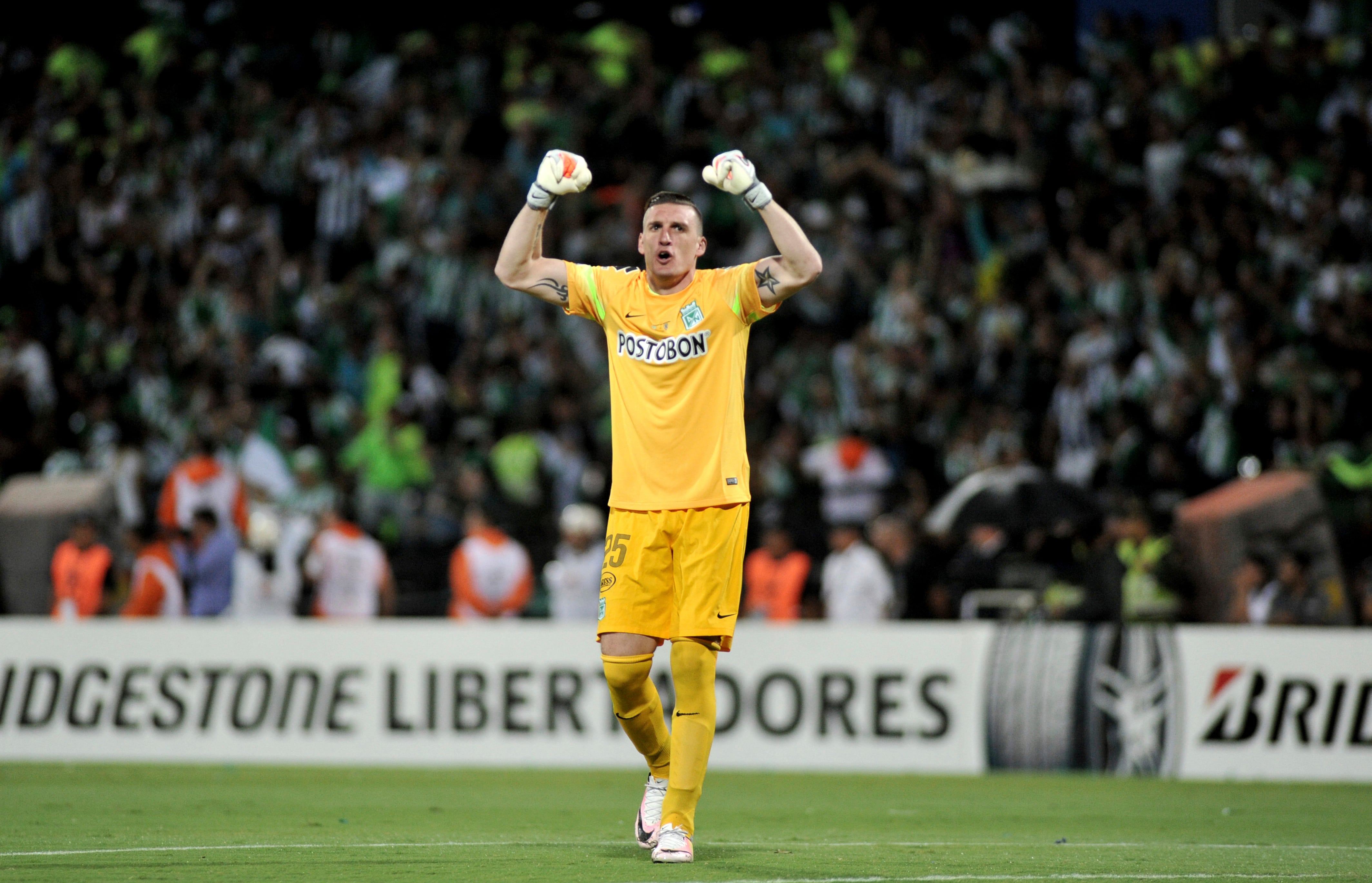 Franco Armani con Atlético Nacional