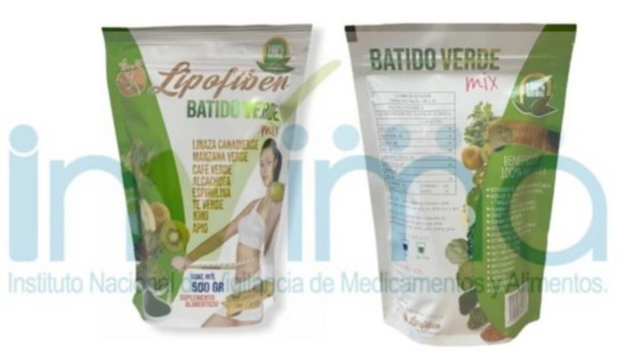 El Invima advirtió que este batido se está comercializando a través de páginas web.