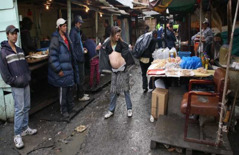 Así se veía por dentro una de las calles del Bronx. Foto: León Dario Peláez.