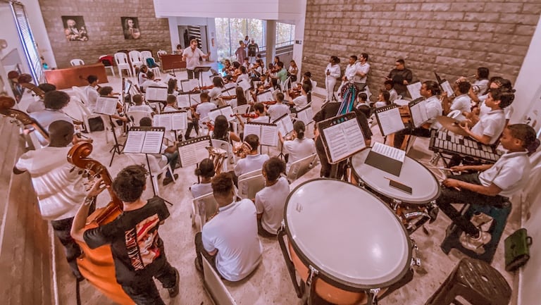 La Escuela de Música Desepaz, EMD, lleva 19 años de trayectoria.