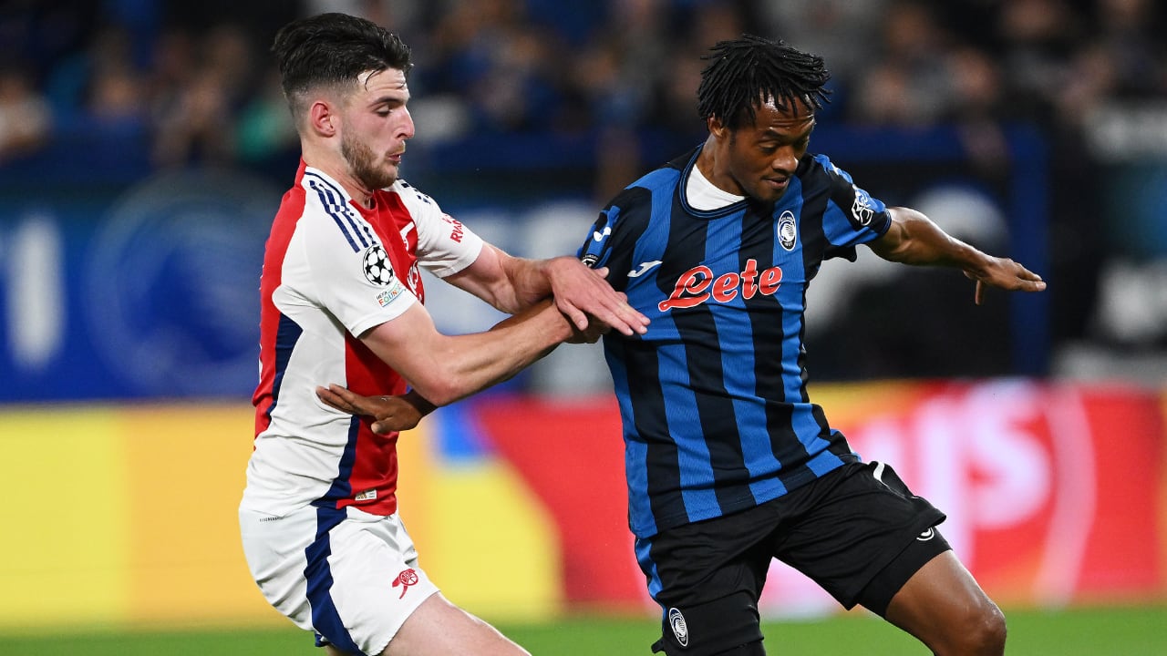 Juan Guillermo Cuadrado se estrenó en Champions League con Atalanta