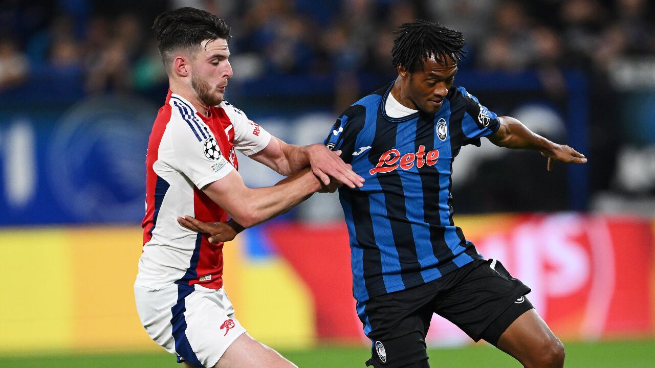 Juan Guillermo Cuadrado se estrenó en Champions League con Atalanta