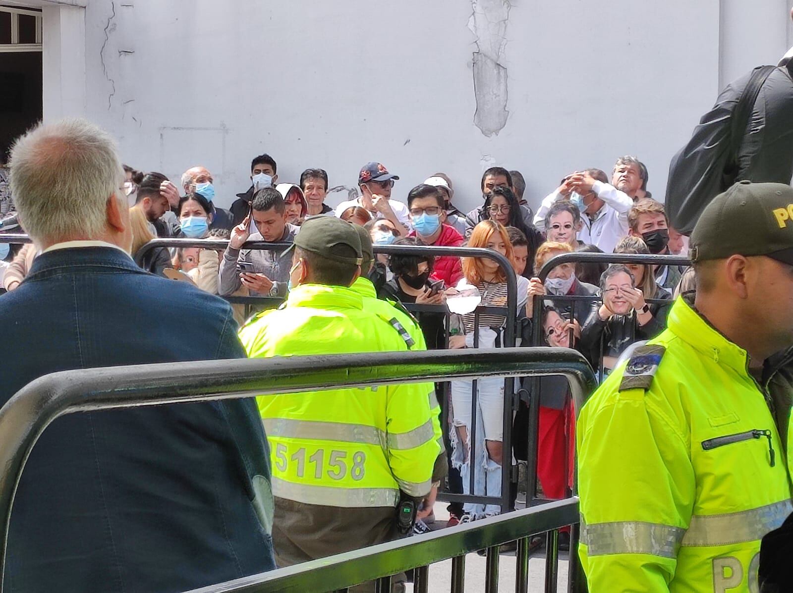 Lugar de votación de Gustavo Petro