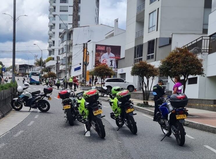Accidente de tránsito en Manizales