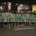 Cartel de los hinchas del Cali al grupo de jugadores y cuerpo técnico