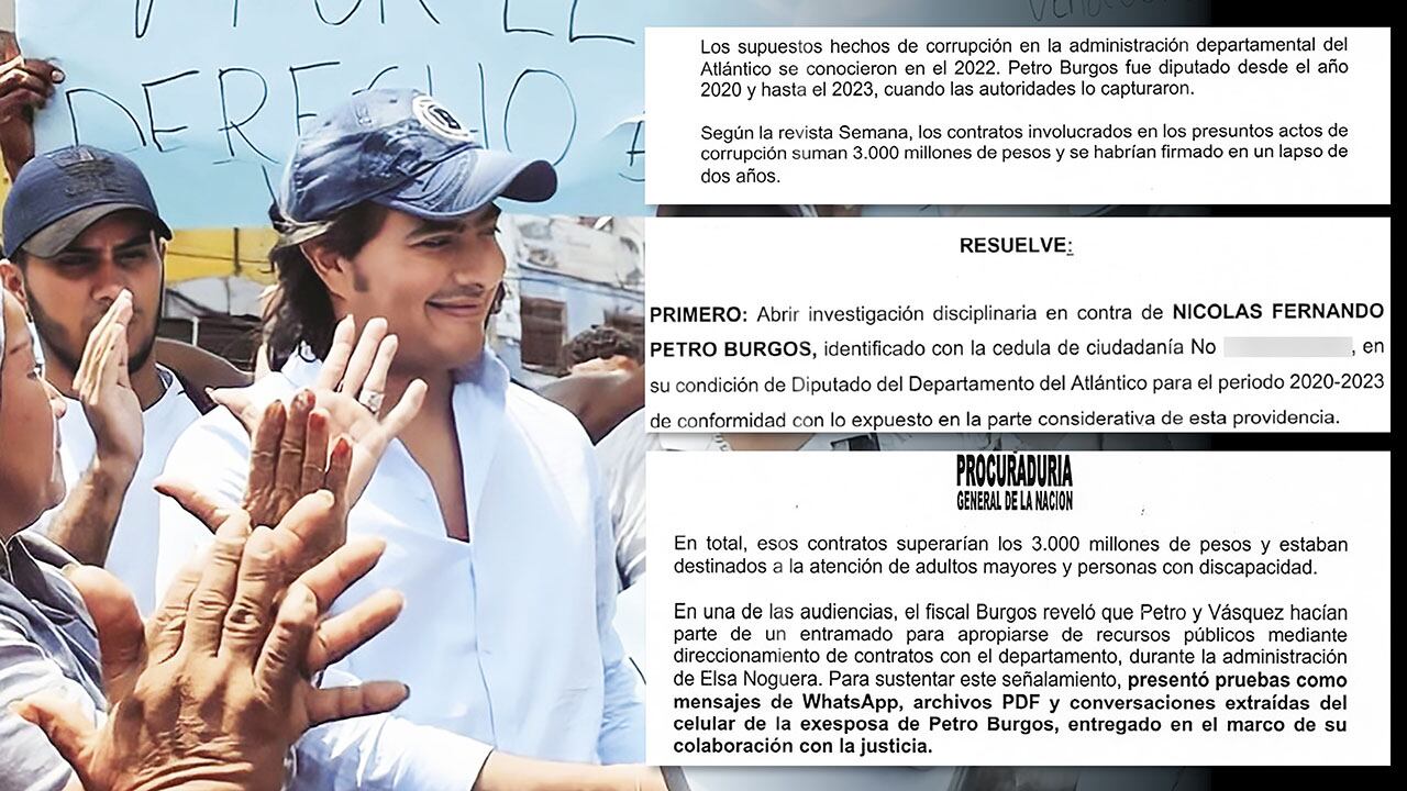 La Procuraduría abrió investigación disciplinaria por irregularidades en contratos que superarían los 3.000 millones de pesos, cuando Nicolás Petro era diputado del Atlántico.