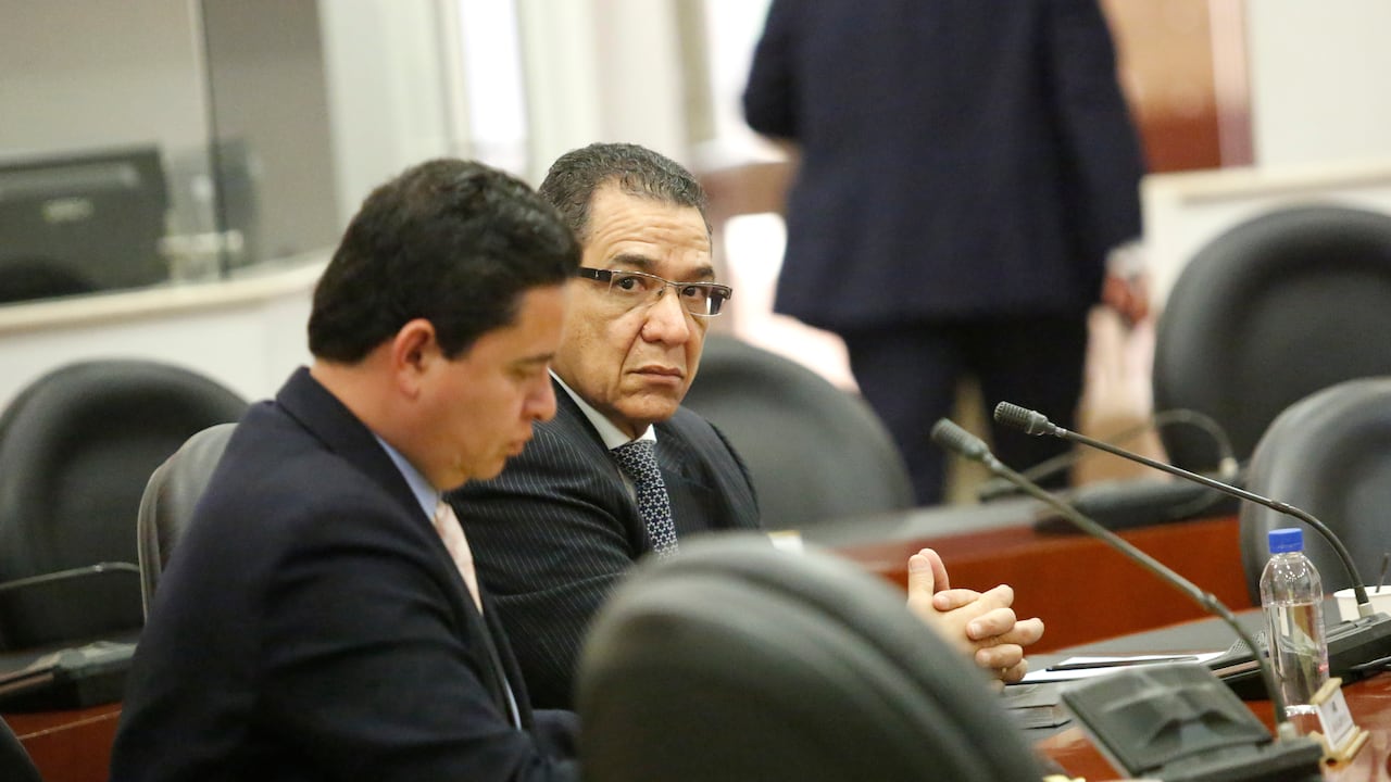 Magistrado de la Corte Suprema de Justicia, Gustavo Malo en indagatoria ante la Comisión de Acusaciones por el caso del llamado Cartel de la Toga
Bogota oct 3 2017
Foto Guillermo Torres revista Semana