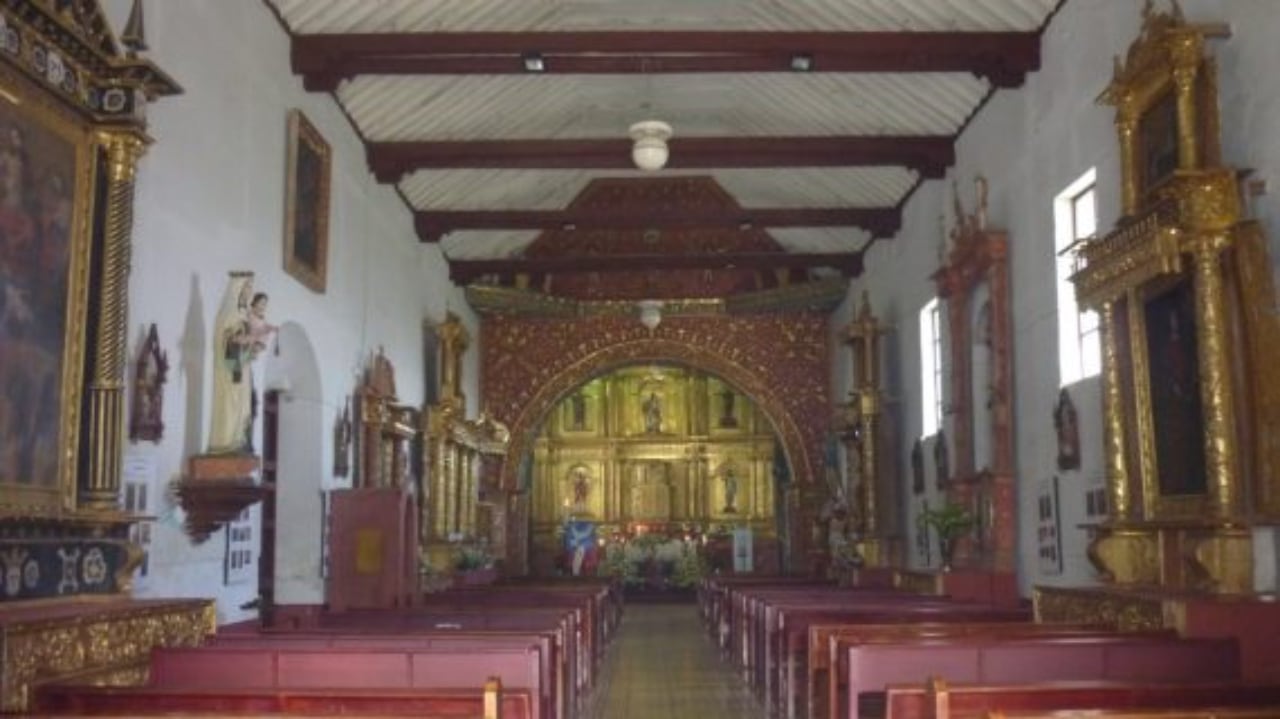 Templo doctrinero en Oicatá, Boyacá.
