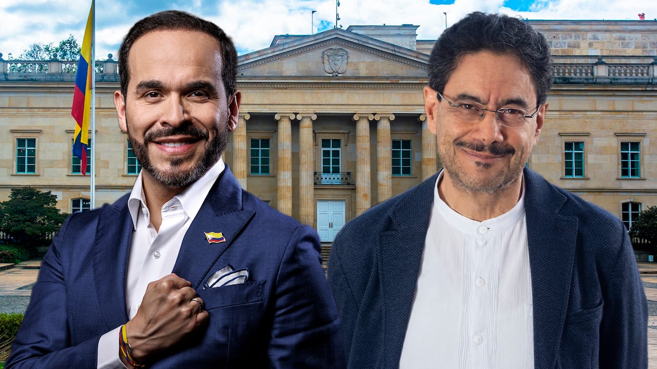 Abelardo de la Espriella e Iván Cepeda, aspirantes presidenciales.