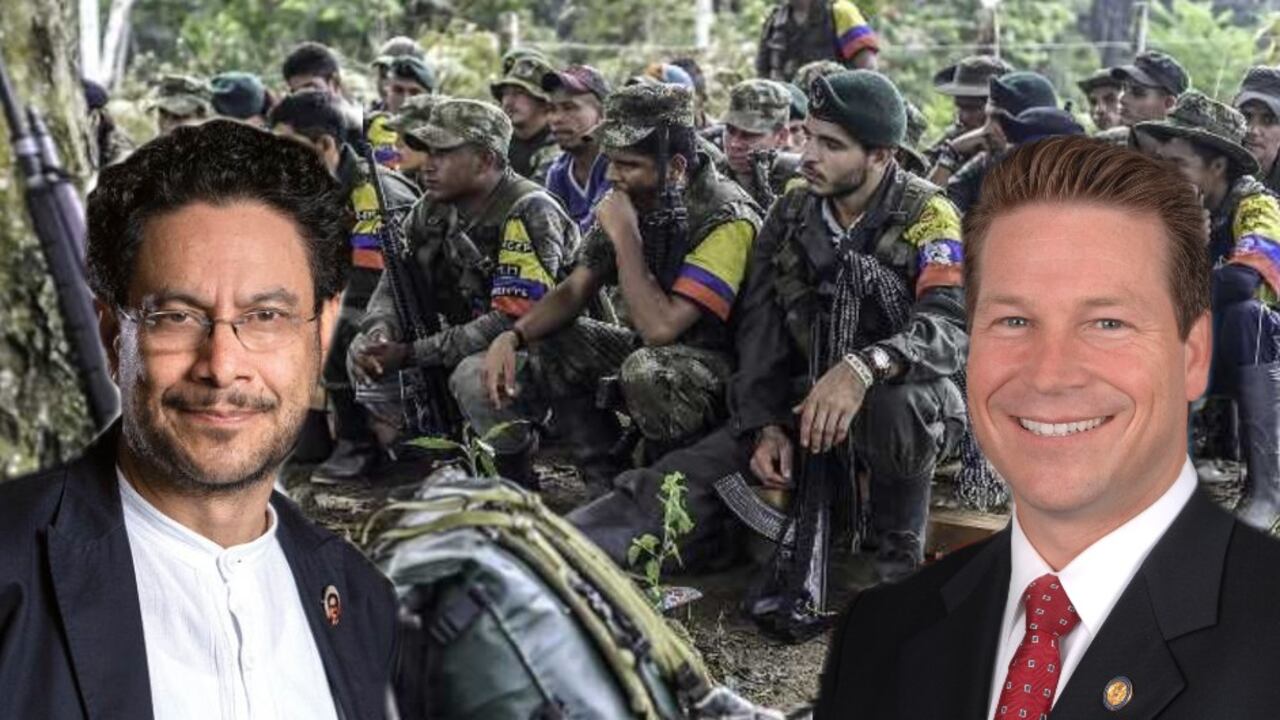 El excongresista republicano cuestionó al legislador colombiano por su supuesta cercanía con Jesús Santrich y las Farc.