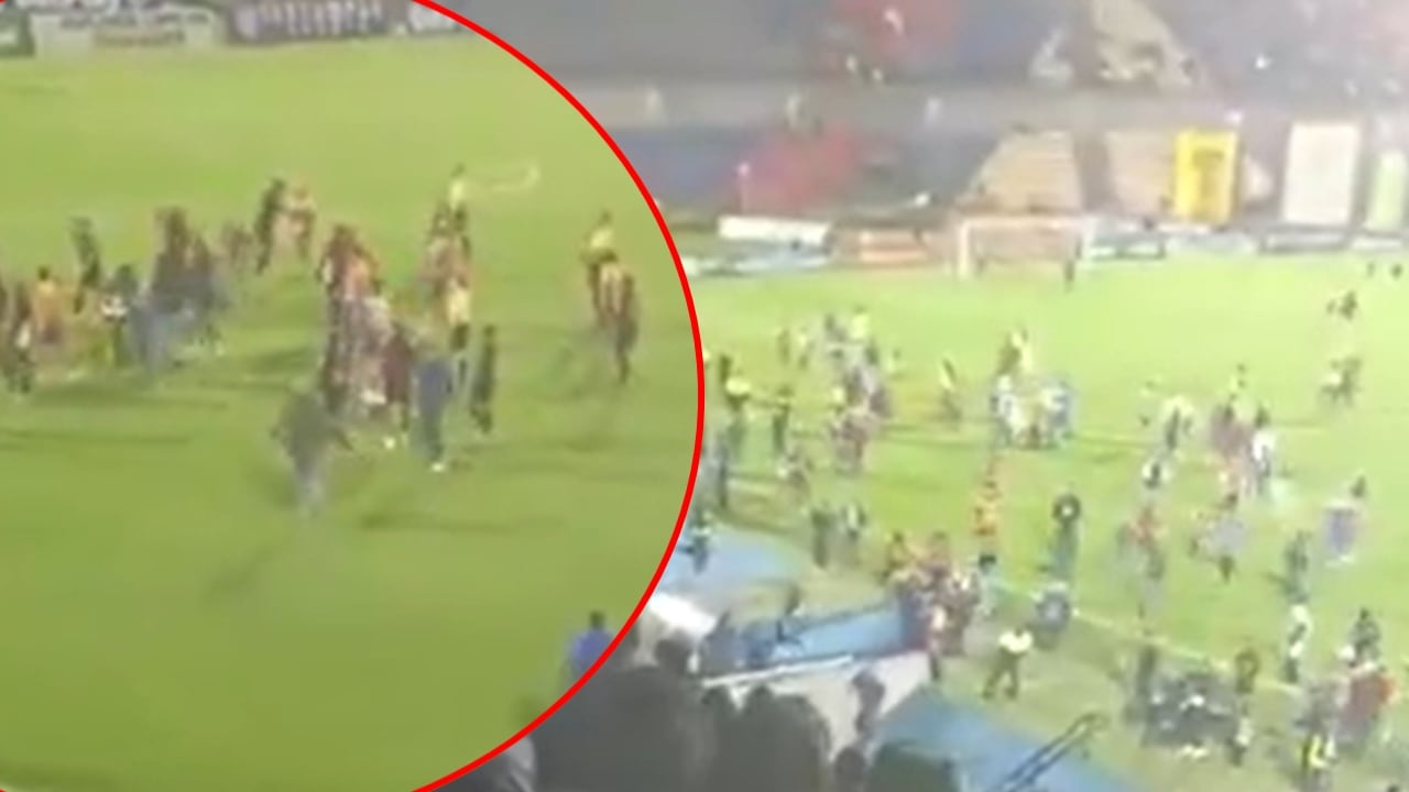 Momentos de las agresiones en Pasto.