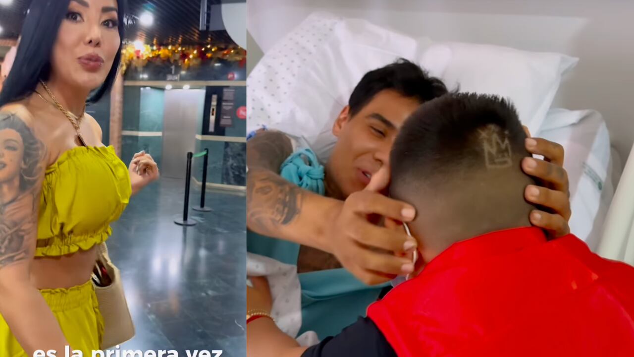 Dj Exotic se reencontró con su hijo Valentino, luego de atentado.