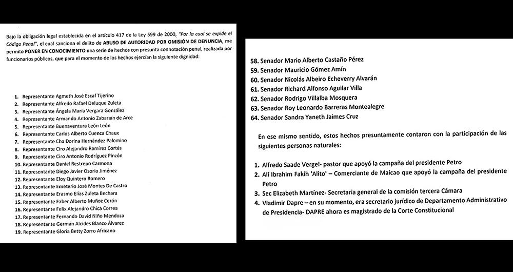 Cerca de 70 personas, entre congresistas, excongresistas y ex altos funcionarios del Gobierno, aparecen en la lista de quienes pidieron puestos.