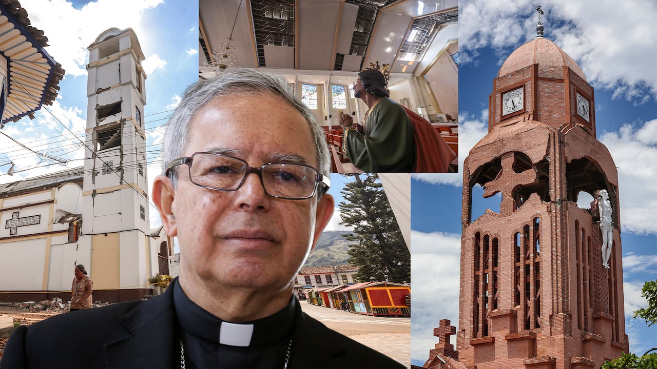 Cardenal de Colombia, Luis José Rueda, y las iglesias destruidas