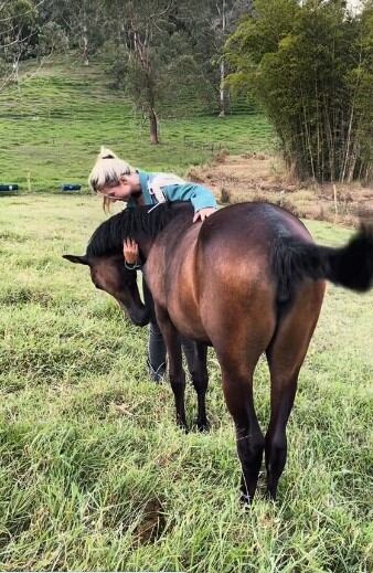 Mariana Fernández es una apasionada por los caballos