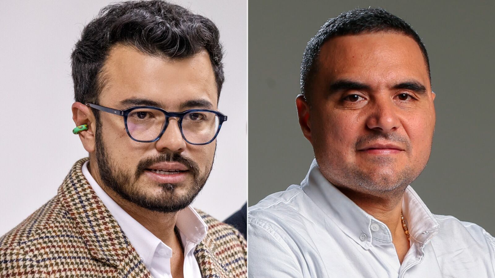 Superintendente de Salud, Luis Carlos Leal, y el gobernador del Caquetá, Luis Francisco Ruíz.