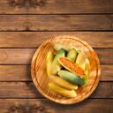 Exotic tropical organic curuba - Passiflora tripartita