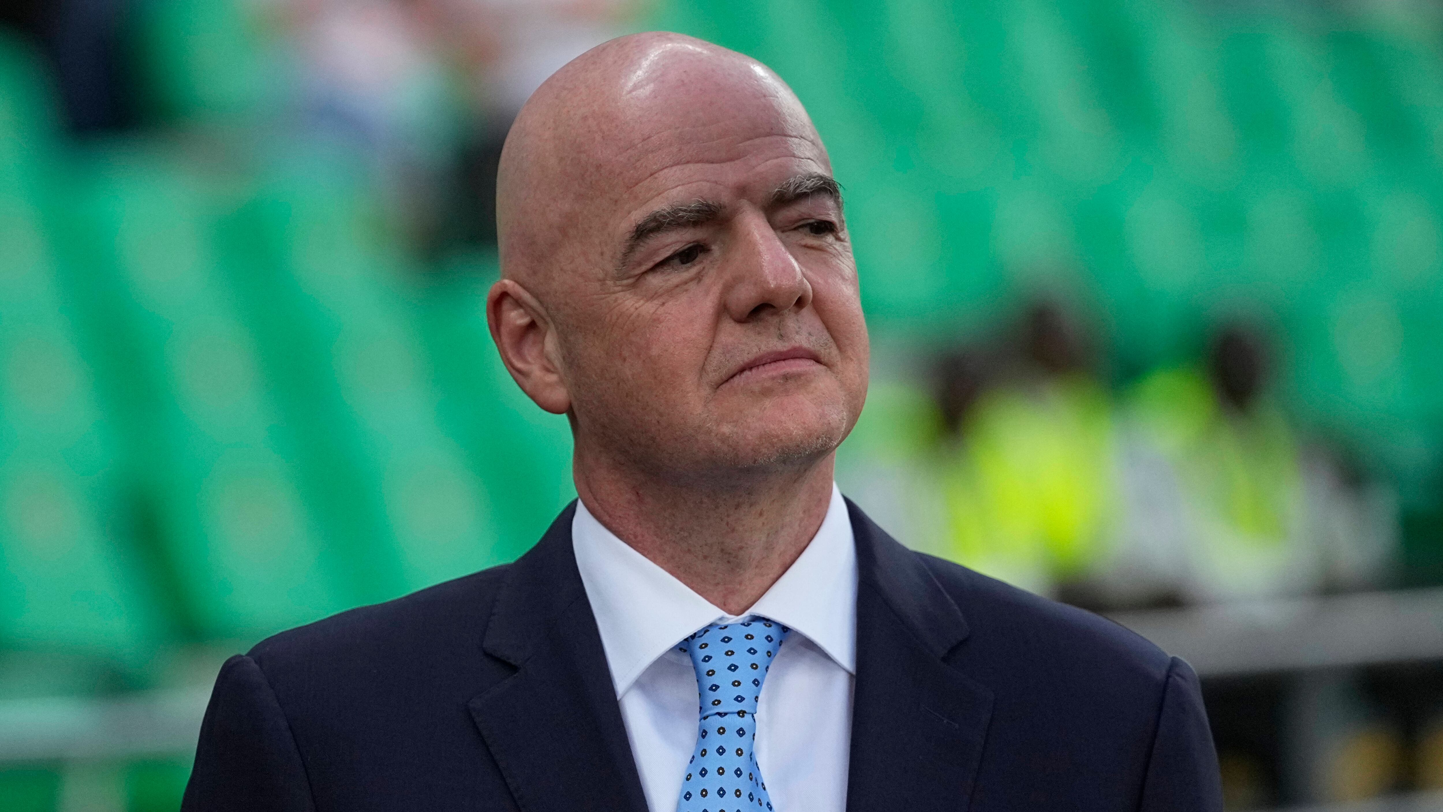 Gianni Infantino no fue ajeno a los actos racistas ocurridos en los últimos días en Europa.