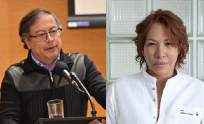 Leonor Espinosa confrontó a Gustavo Petro