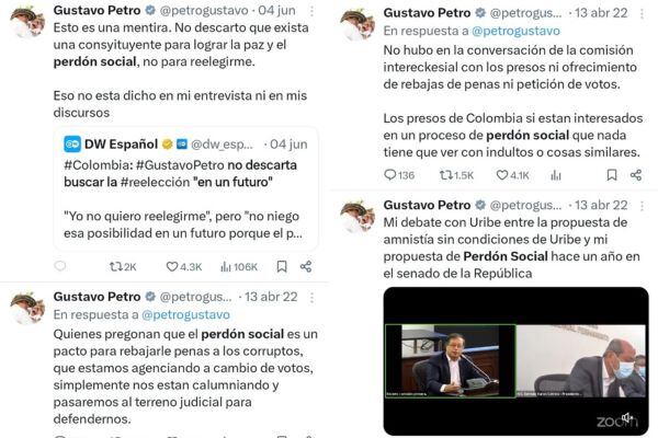 Estas fueron las declaraciones que dio el presidente Gustavo Petro sobre el perdón social.