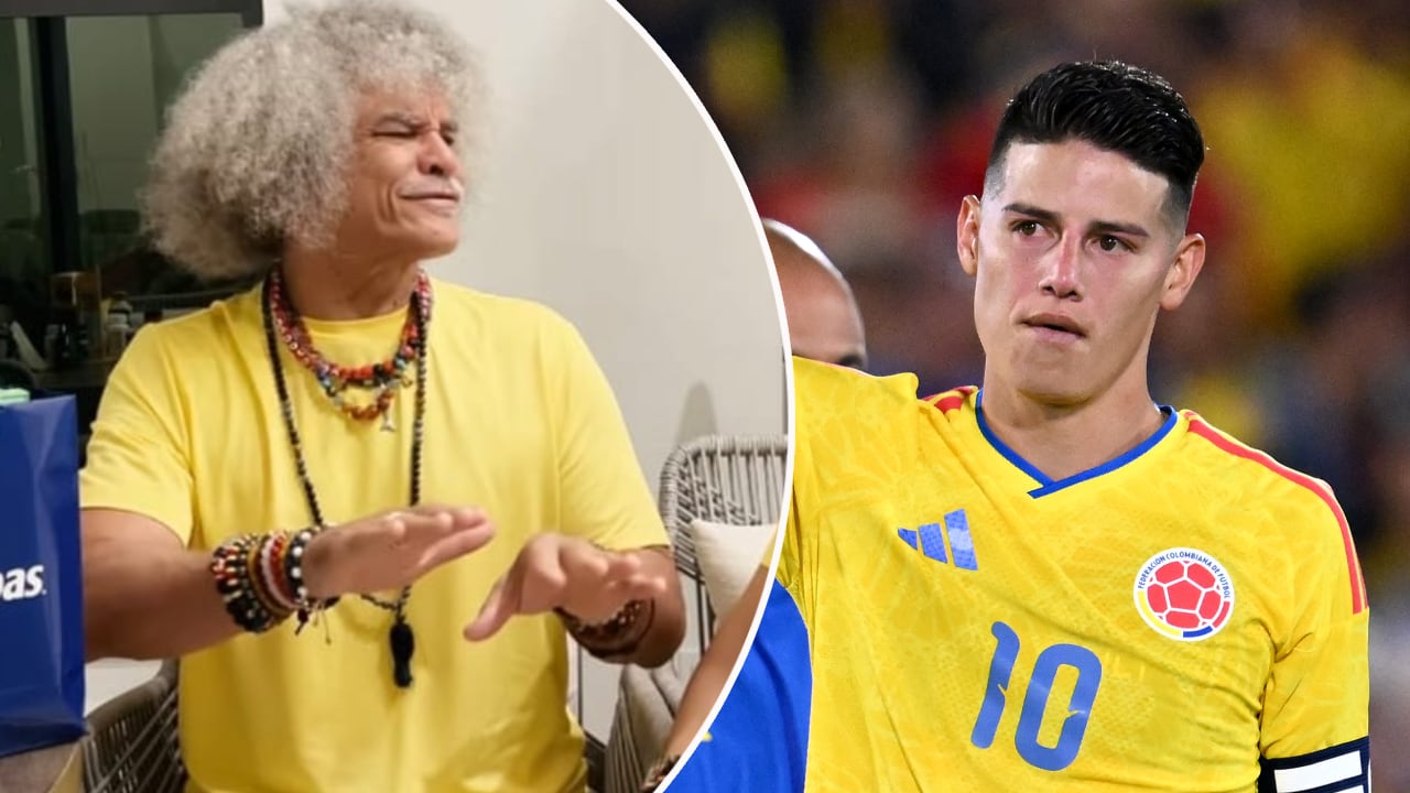 El Pibe Valderrama pidió que le dejen quieto a James Rodríguez