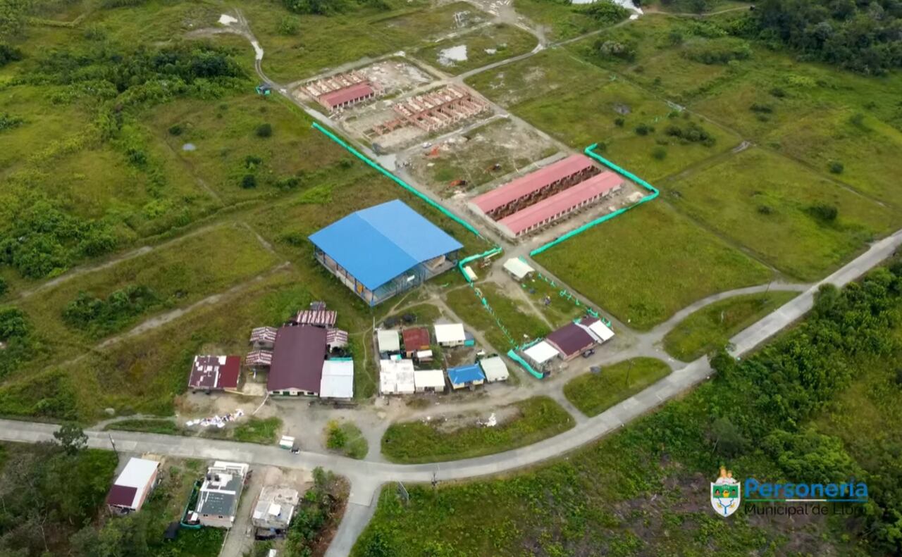 En este terreno, en Lloró, Chocó, en octubre de 2024 debían haberse construido 300 casas para familias afectadas por las inundaciones