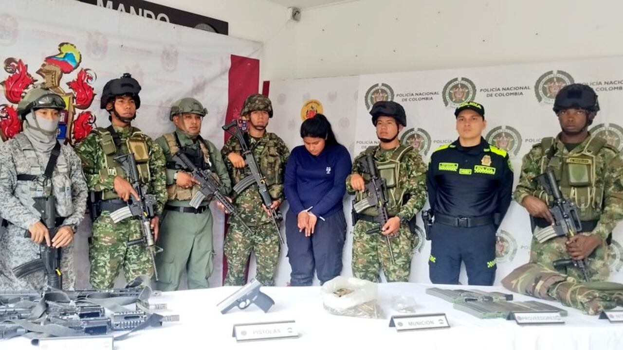 Captura de presunta integrante de las disidencias de las Farc en el Tolima.