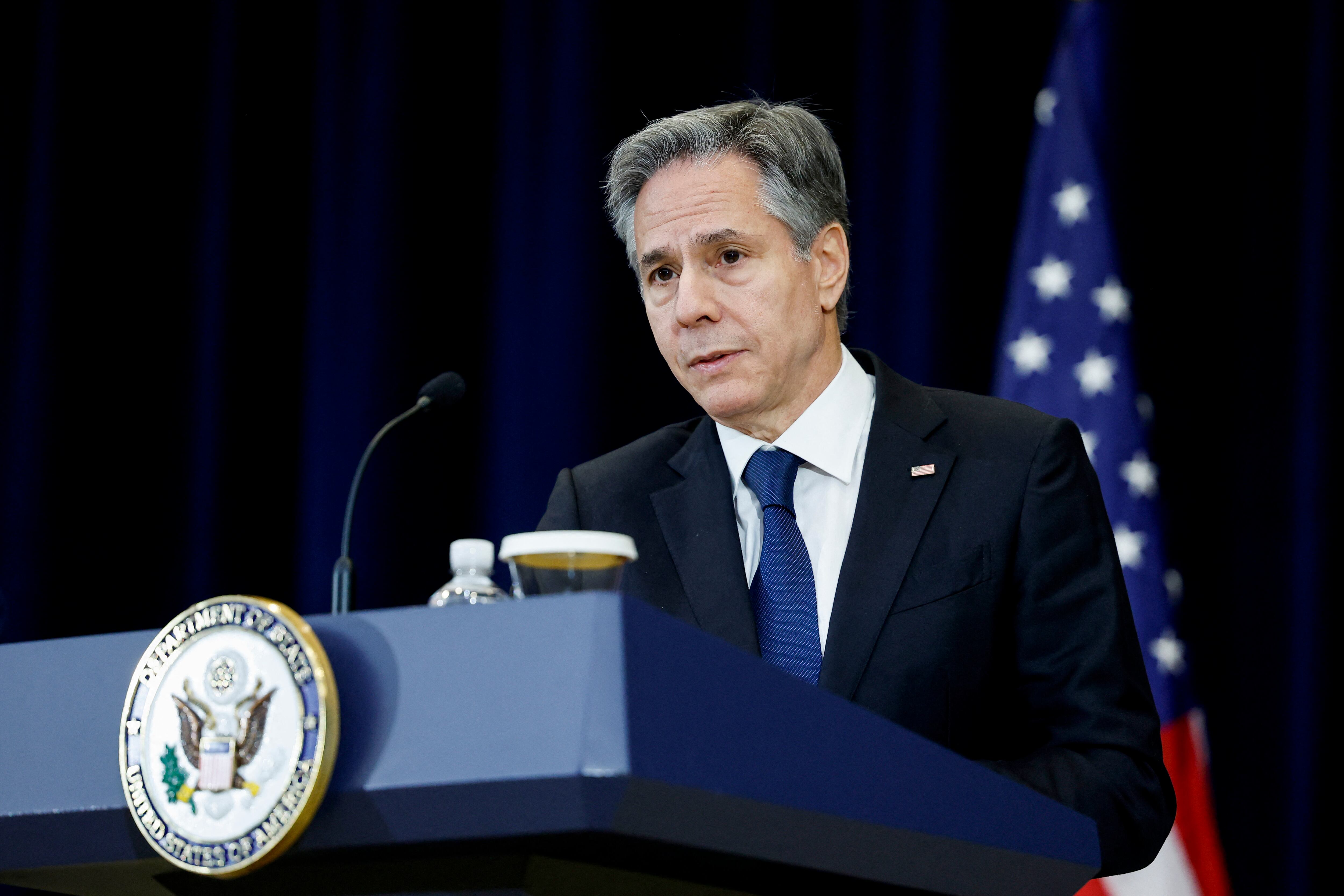 Antony Blinken, secretario de Estado de Estados Unidos.