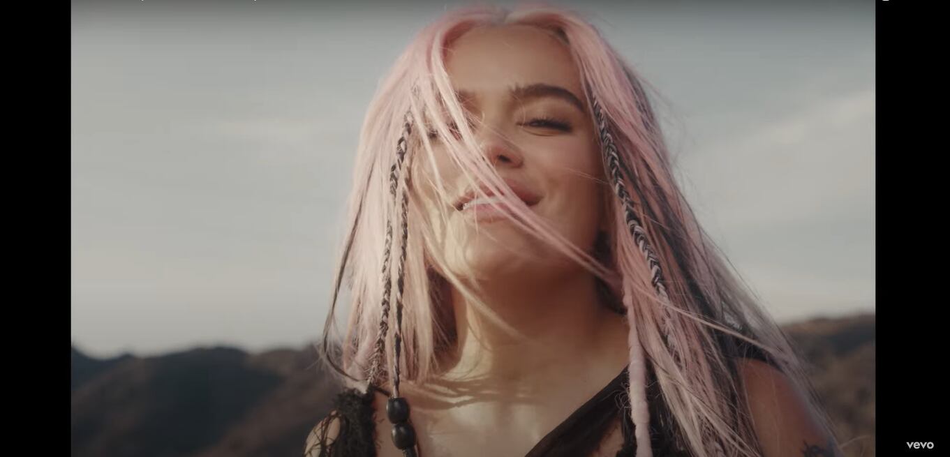 Foto: YouTube Karol G. S91. Minuto 0:49.