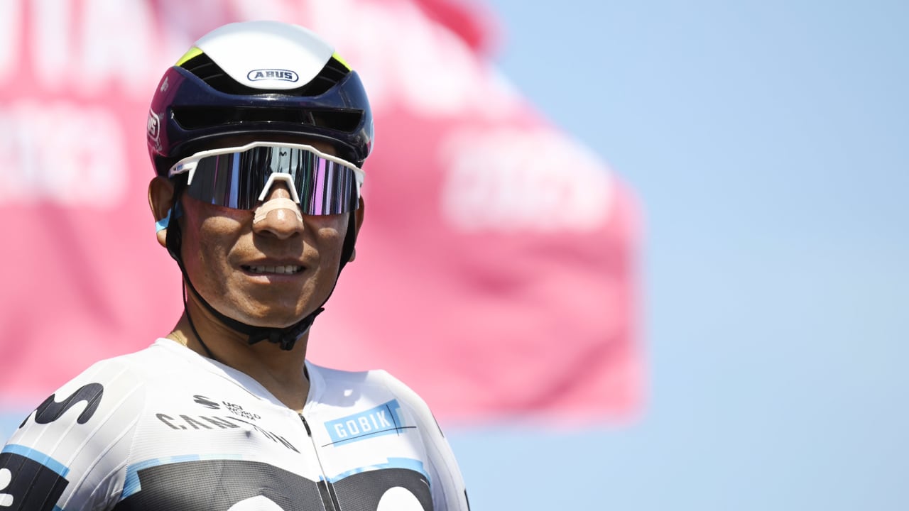 Nairo Quintana durante la edición 108 del Giro de Italia