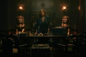 Griselda. Sofia Vergara as Griselda in episode 105 of Griselda. Cr. Courtesy of Netflix © 2023