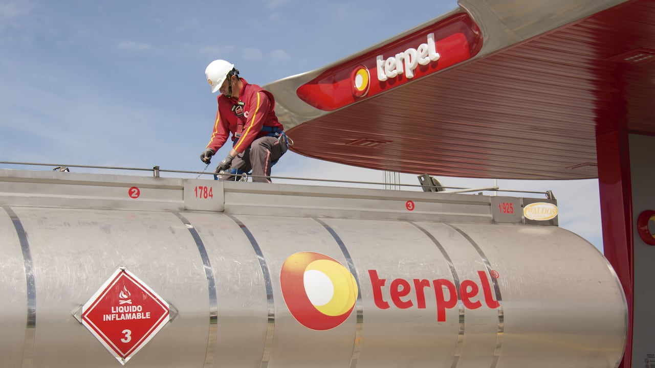 Terpel cuenta con una flota de 1.500 camiones que circulan por las carreteras del país.