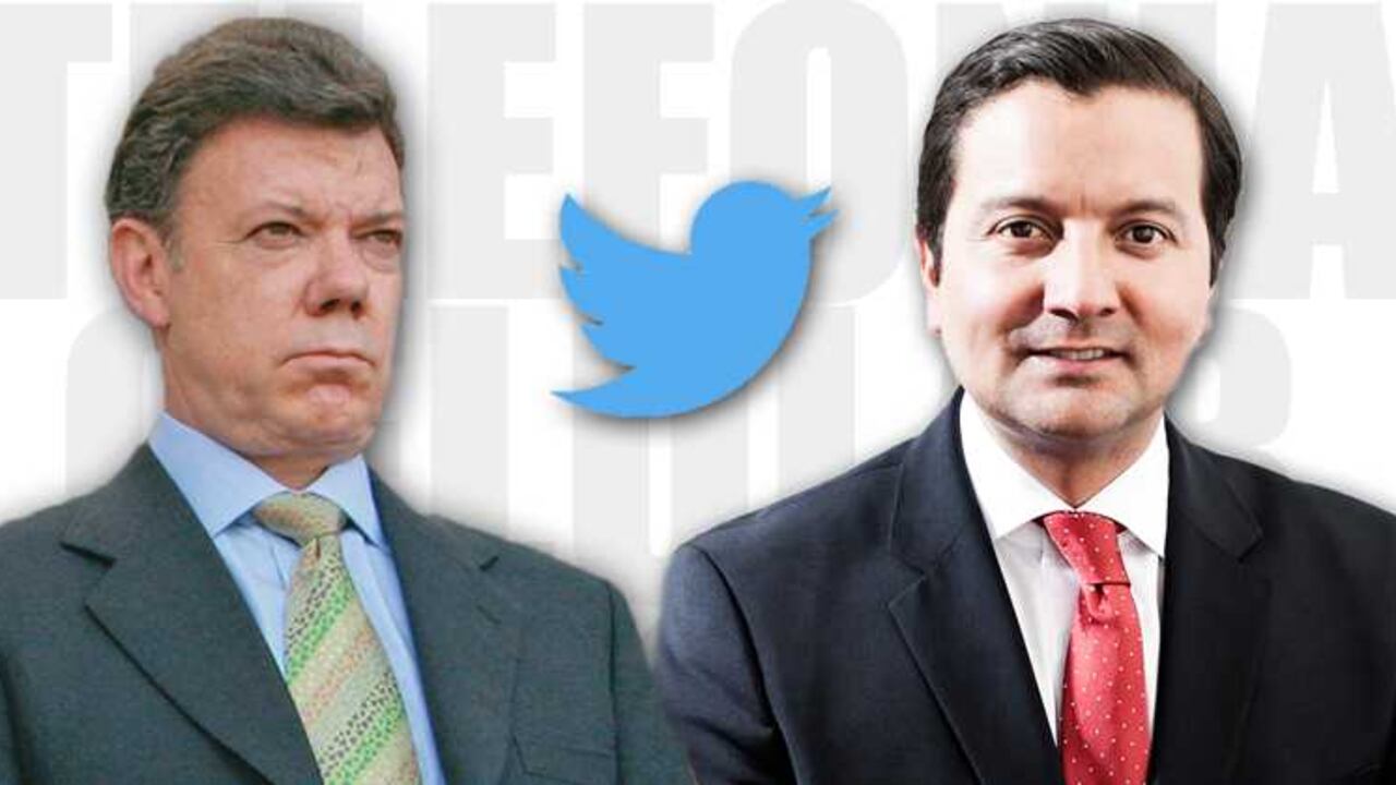 El presidente Santos denunció en su cuenta de Twitter la caída de la señal de su celular.