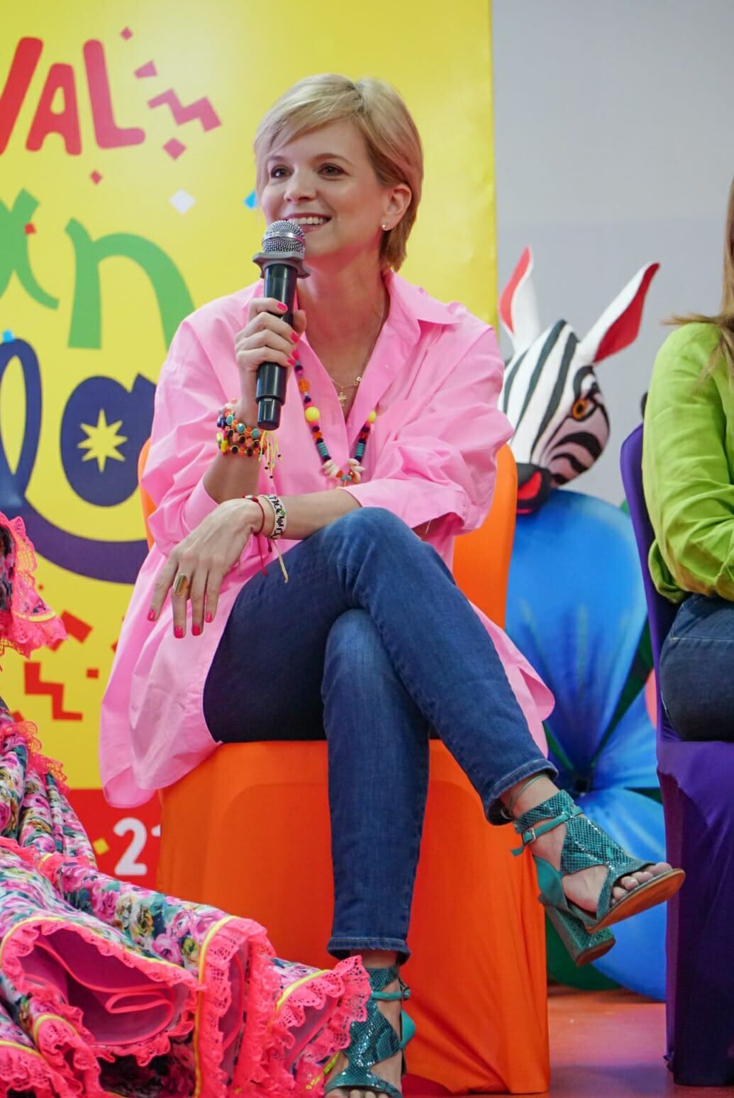 Sandra Gómez, directora del Carnaval de Barranquilla.