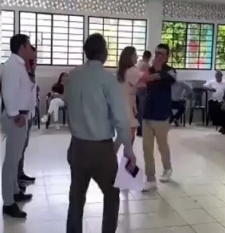 El altercado se presentó entre los concejales Antonio Sanabria y Wilson Ramírez.